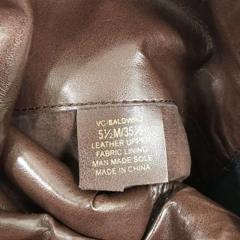 VINCE CAMUTO BALDWIN brown leather over‎ knee high boots sz 5.5 $248